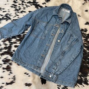 Oversized denim/jean jacket